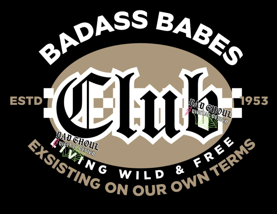 Badass Babes Club PNG Download