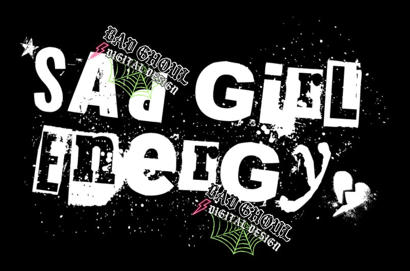 Sad Girl Energy PNG download