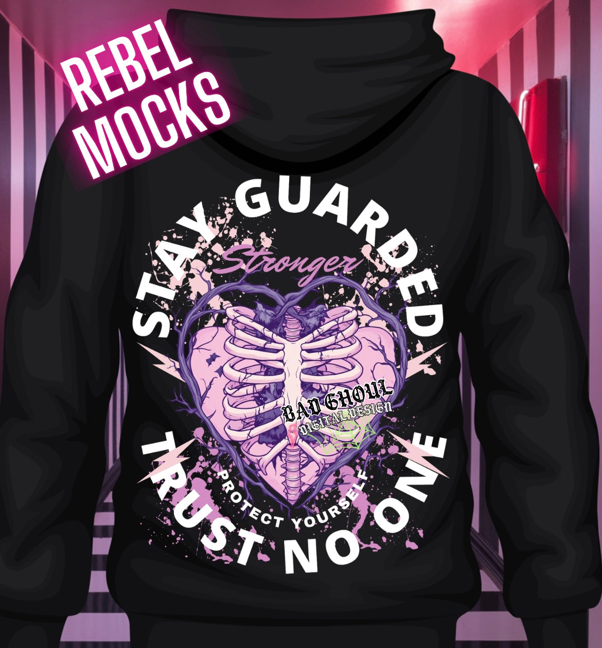 Stay Guarded PNG Download