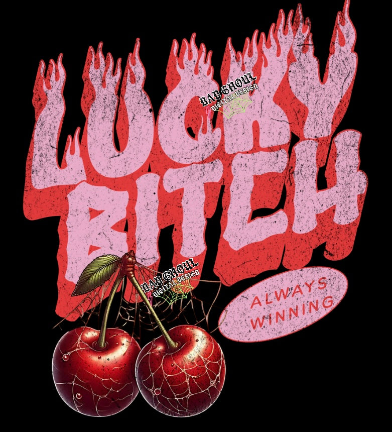 Lucky Bitch PNG Download