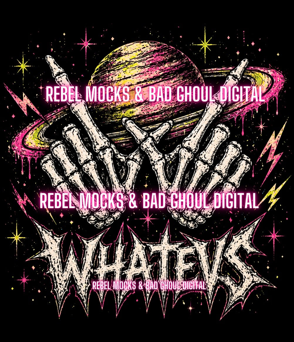 Whatevs | Black Fabric |PNG DOWNLOAD