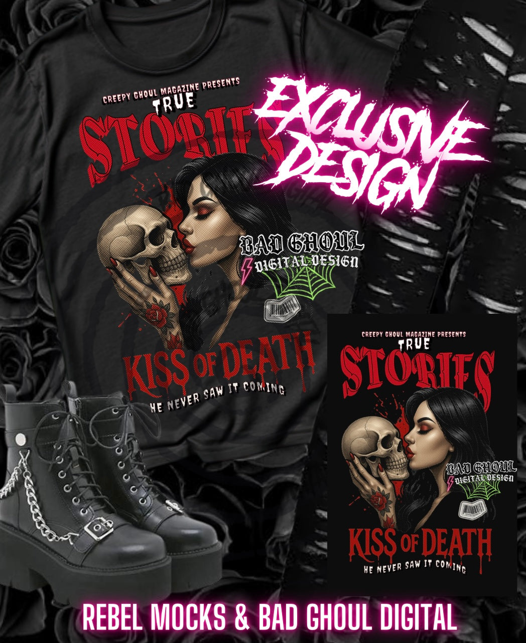 Exclusive Kiss Of Death PNG DOWNLOAD
