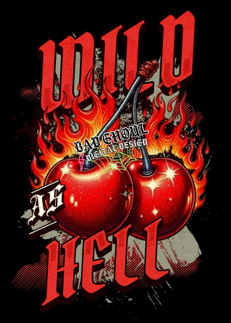 Wild As Hell PNG Download