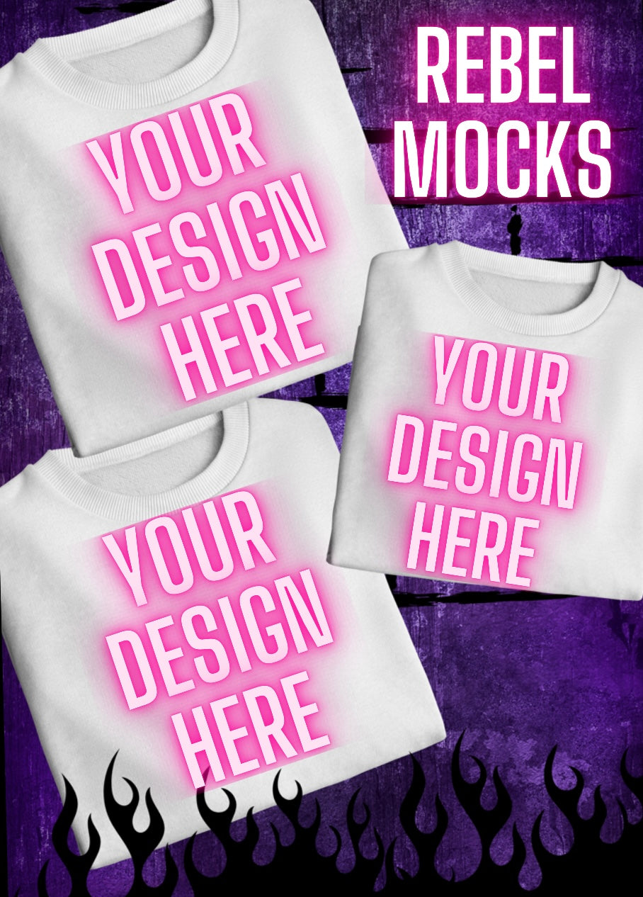 EXCLUSIVE MOCK BUNDLE purple / BLACK Grunge Alt Rock N Roll Vibes
