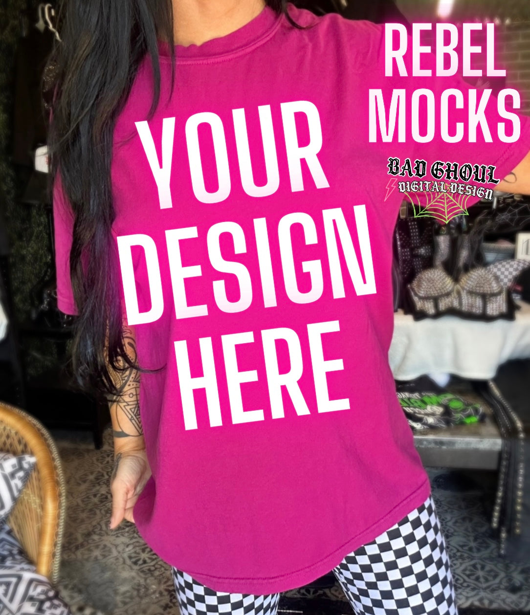 CC Boysenberry Model Mock Up IRL trendy