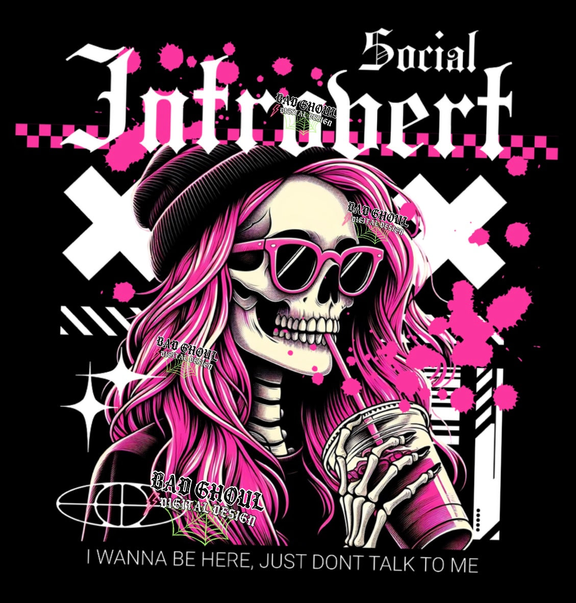 Social Introvert PNG Download