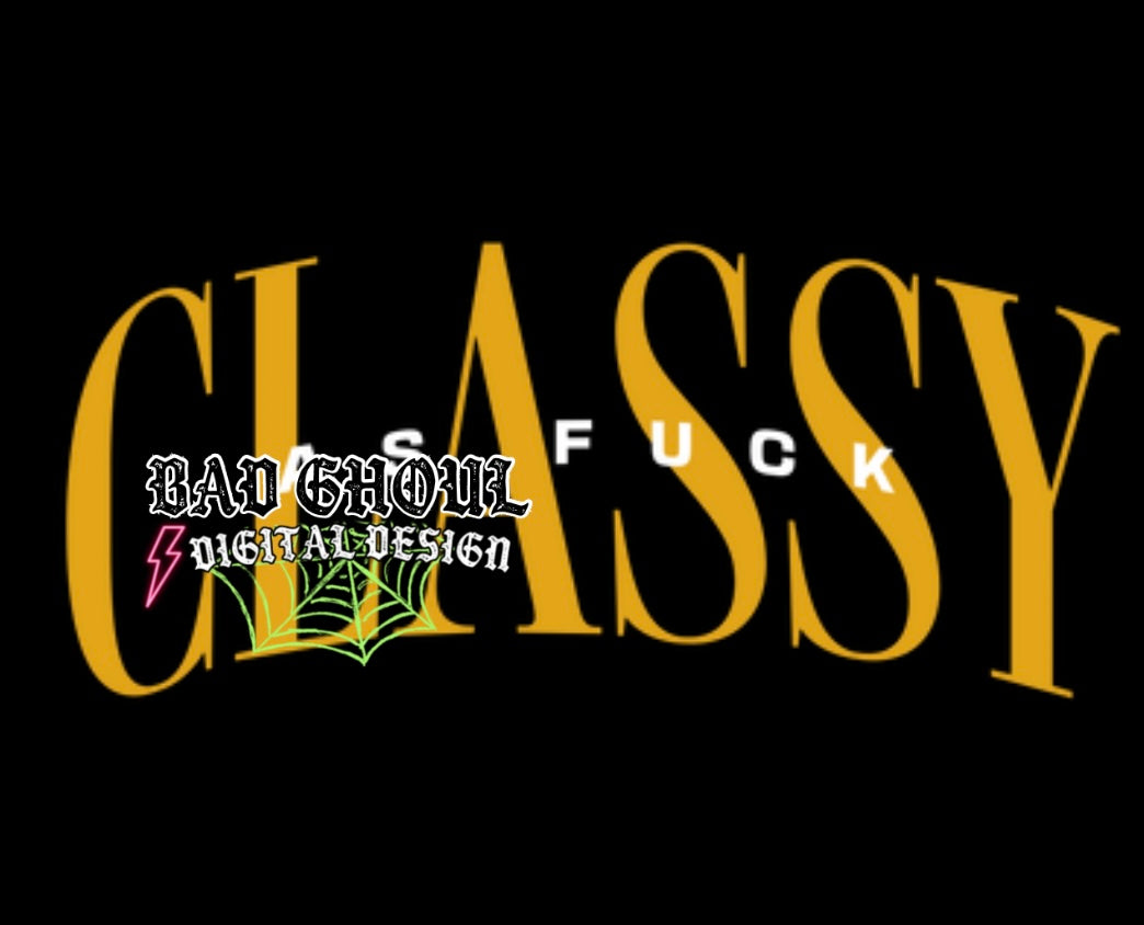 Classy AF PNG Download