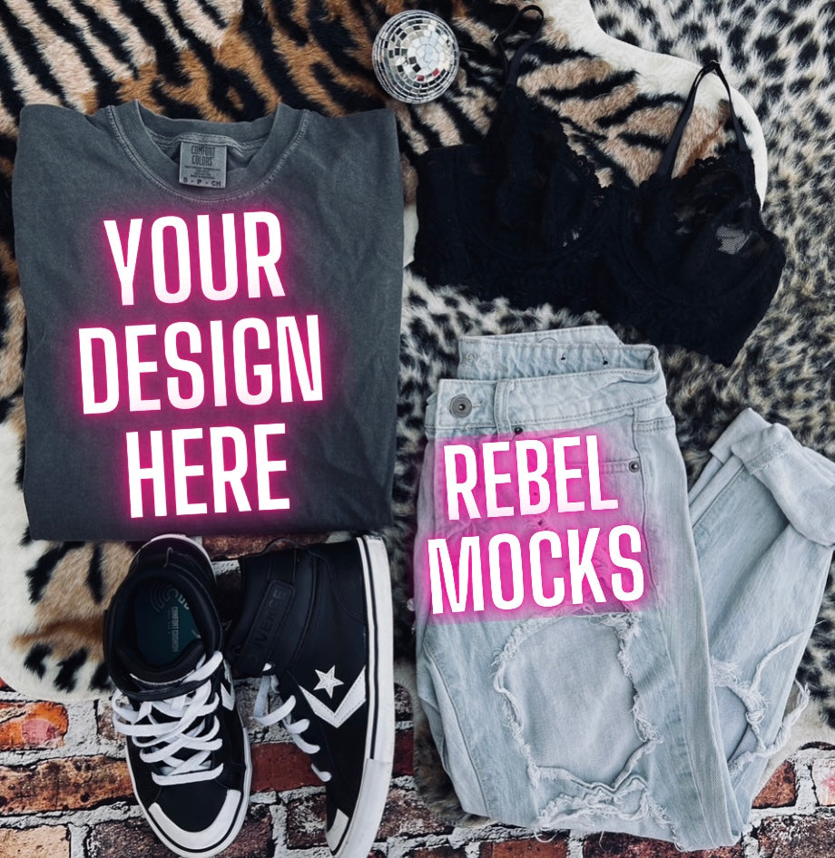 Pepper Alt Trendy Mock Up Flat Lay