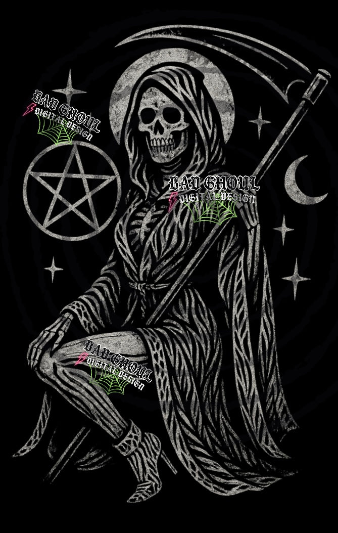 Lady Reaper PNG DOWNLOAD Black Fab Only