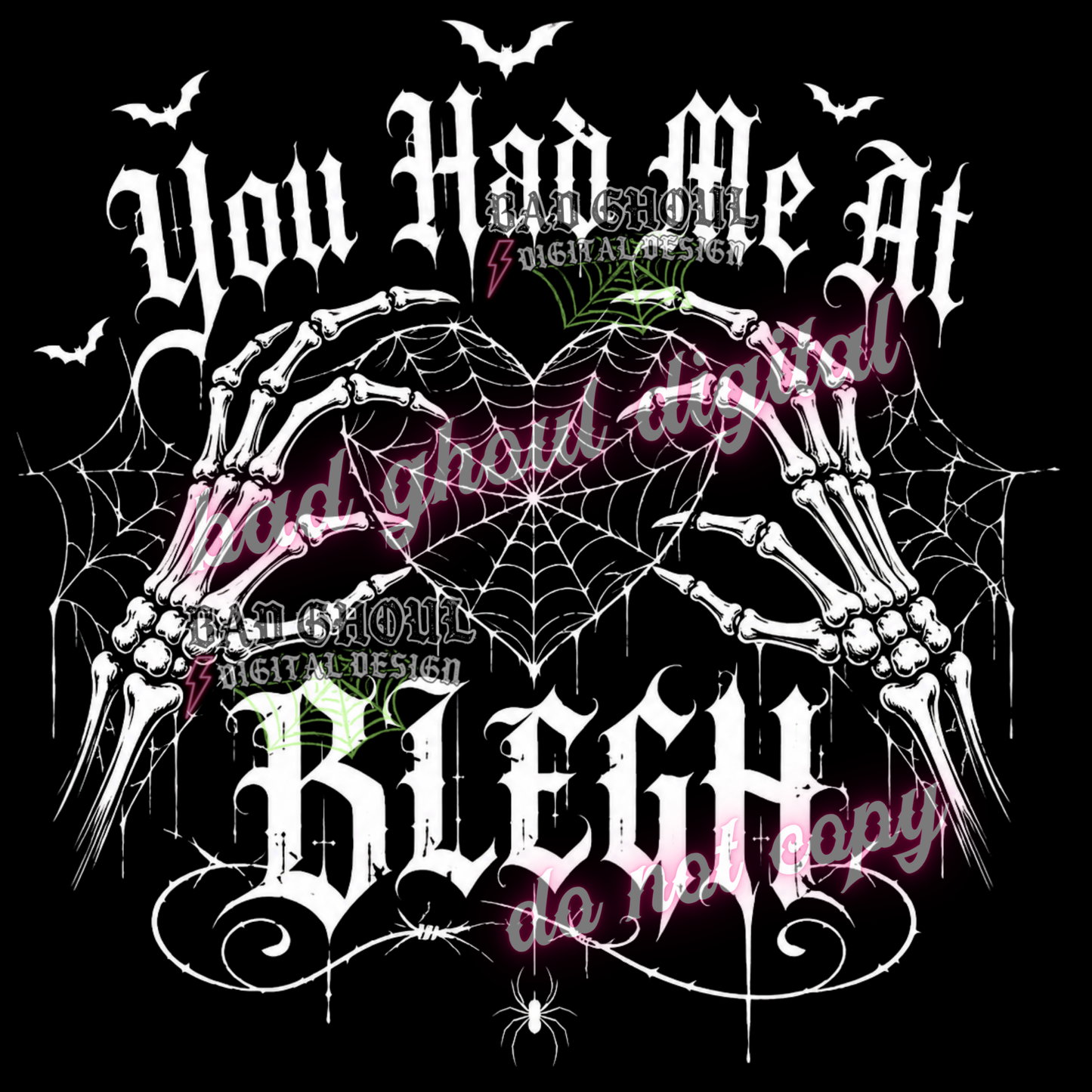 You had me at Blegh | PNG DOWNLOAD BLACK FAB ONLY