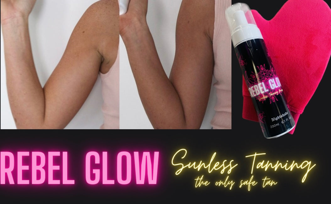 Rebel Glow Tanning Mousse and Mitt