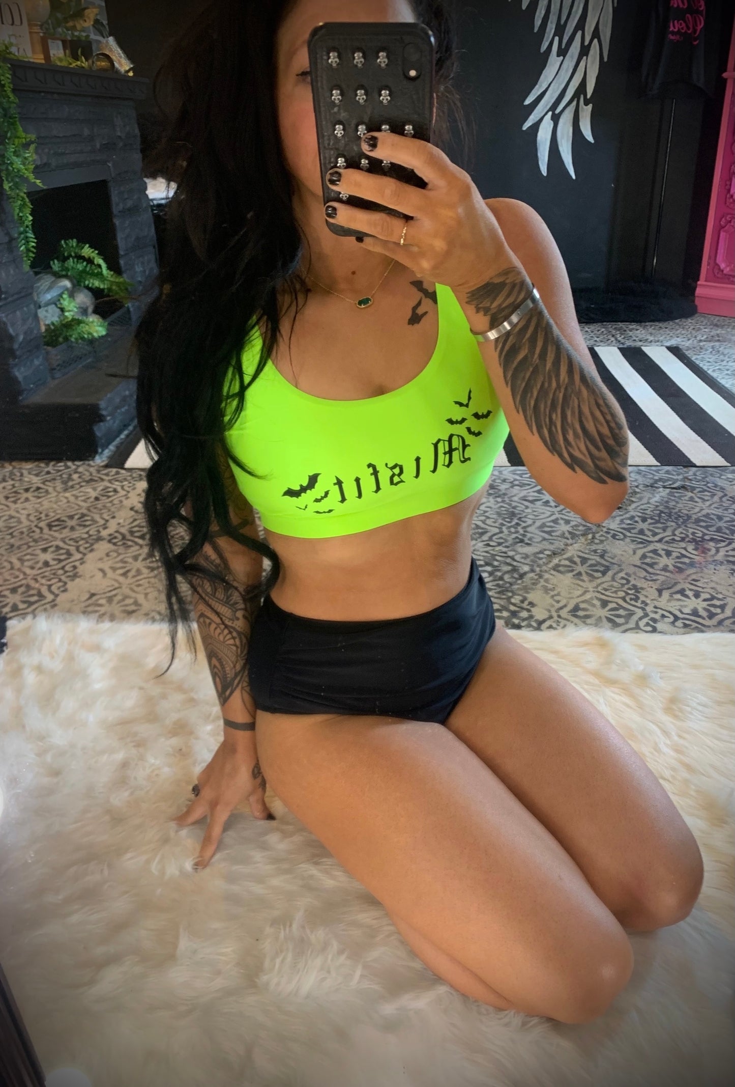 Misfit Lime Green Bikini