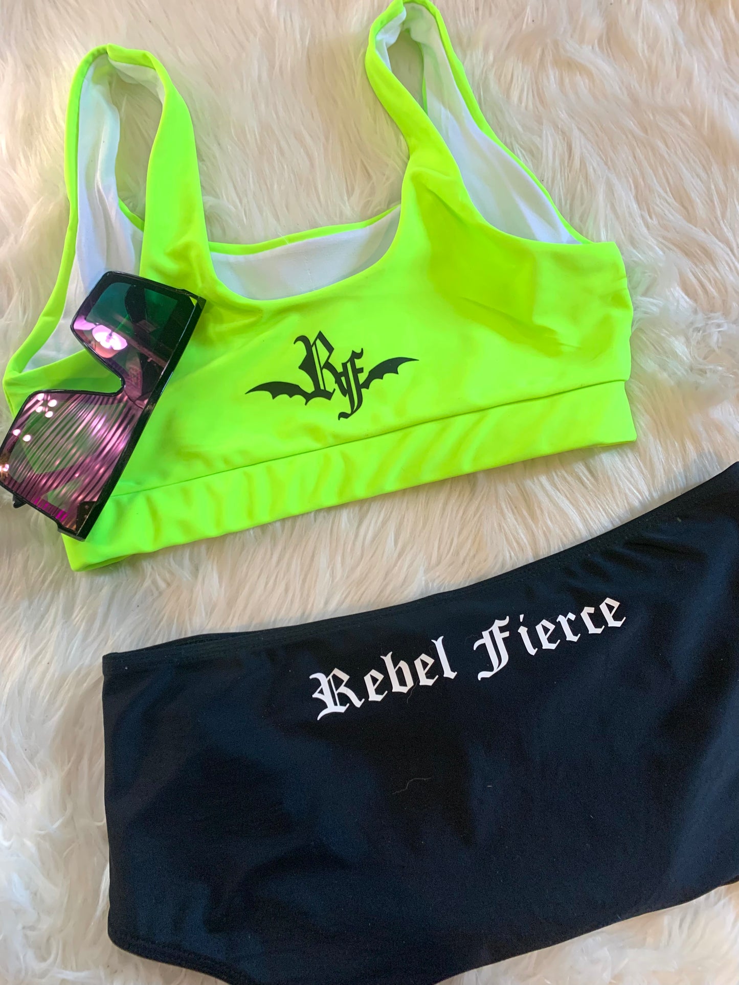 Misfit Lime Green Bikini