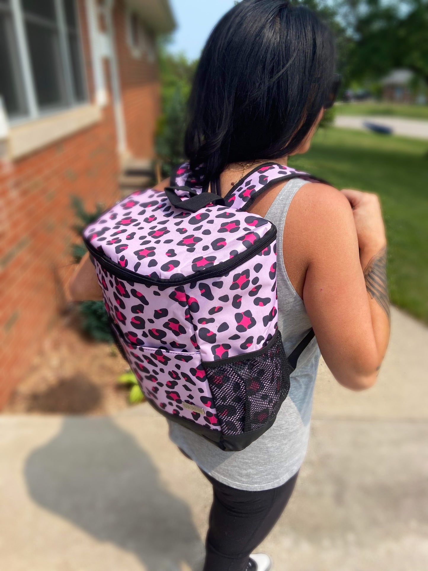Backpack Cooler Leopard