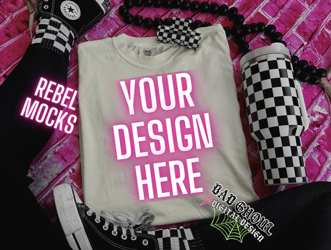 Comfort Colors Ivory Flat Lay Mock Up Trendz