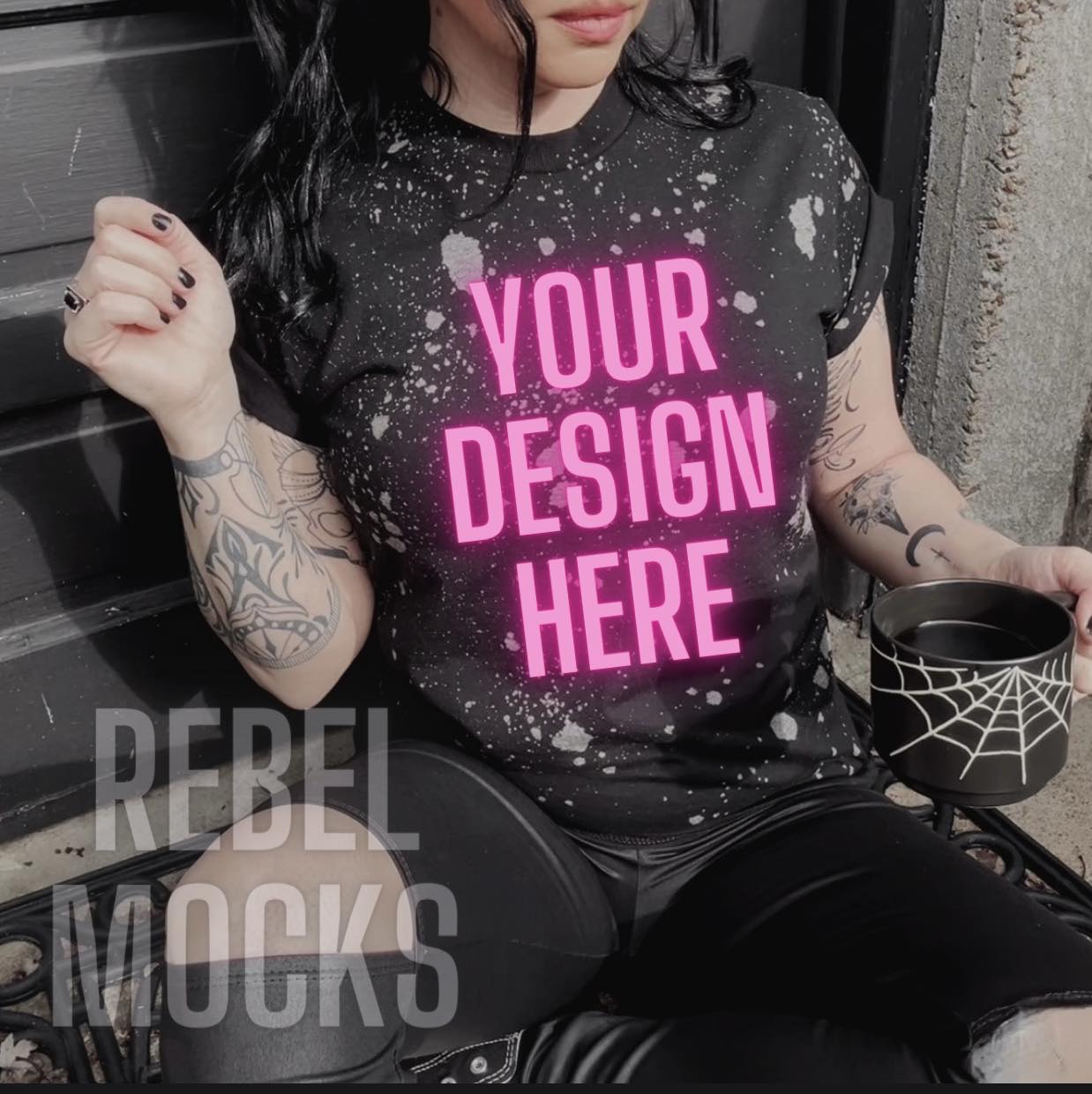 Acid Wash IRL MODEL MOCK