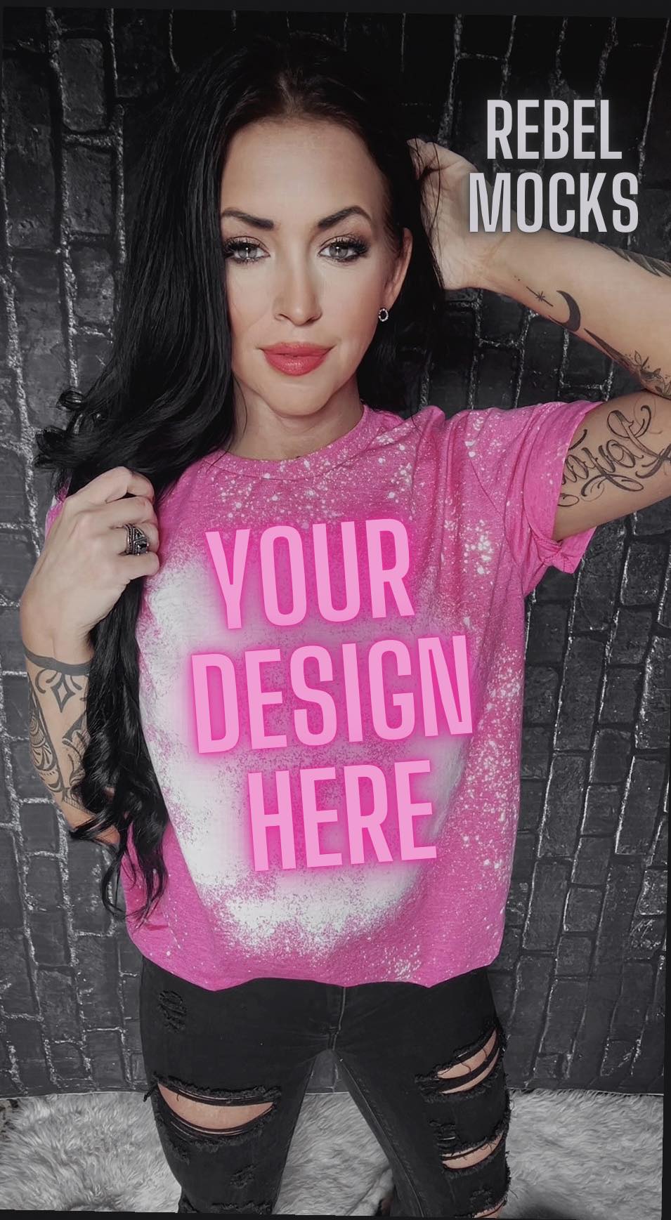 Heliconia Softstyle Bleach Alternative Mock Up IRL