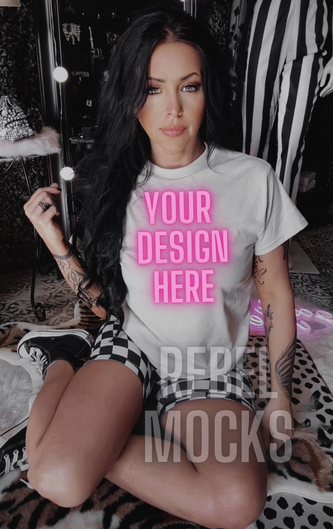 Sand Tee Alternative Edgy Trendy Mock Up Sub Friendly