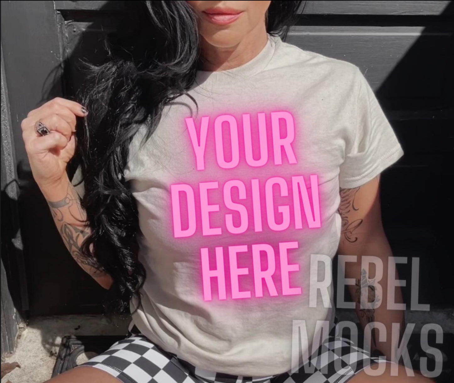 SAND Tee Alternative Edgy Trendy Mock Up Sub Friendly