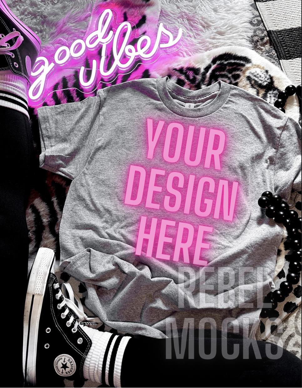 Sport Gray Bundle 4 Mock Ups flat lay