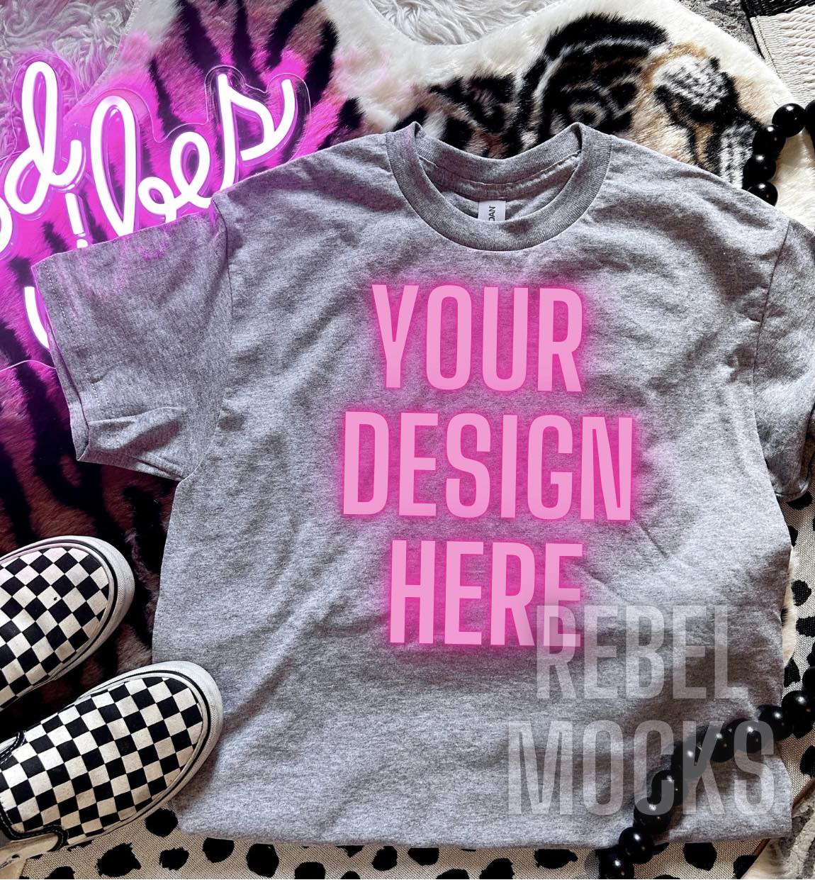 Sport Gray Bundle 4 Mock Ups flat lay