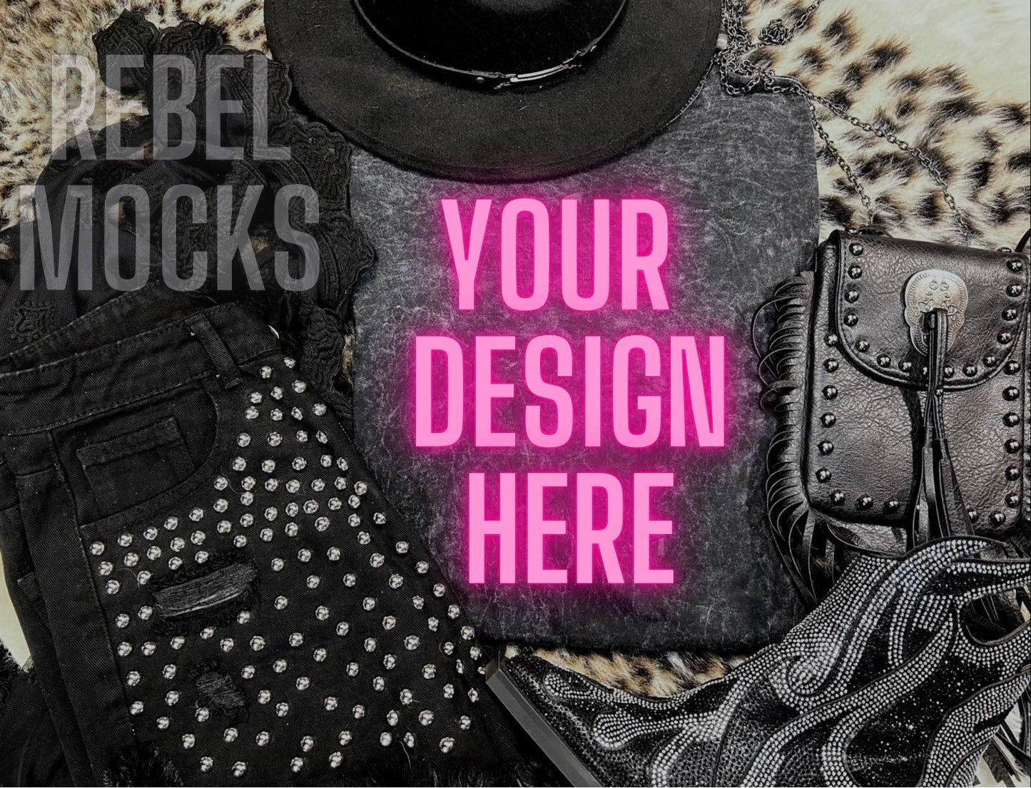 Yallternative Mineral Wash Tee Mockup