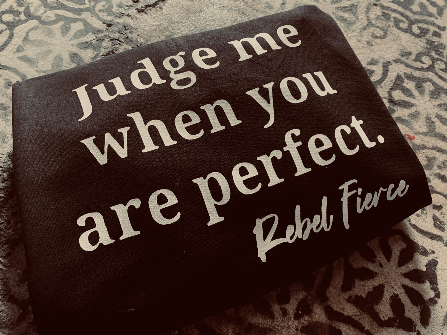 Judge Me When You Are Perfect