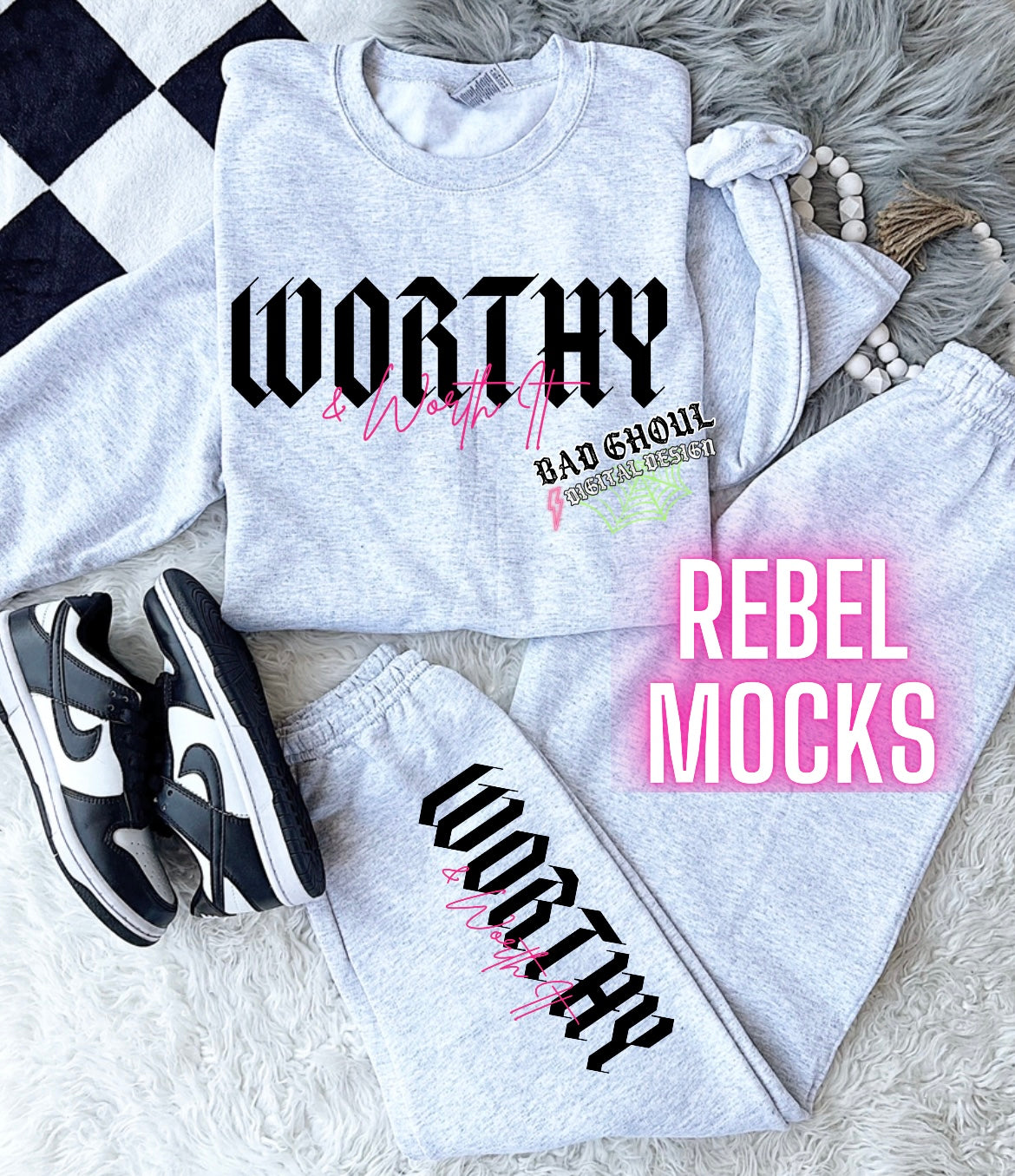 Worthy & Worth It PNG Download