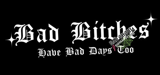 Bad Days Too PNG Download 2 files black and white