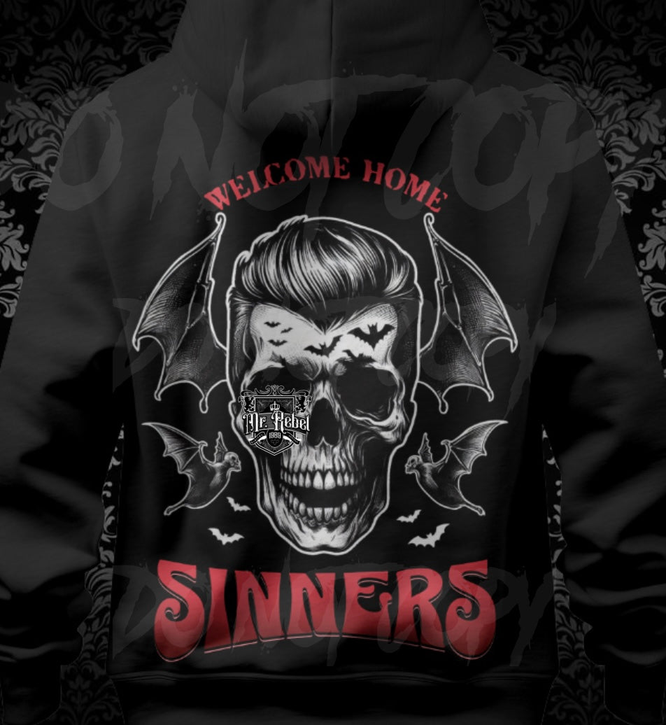 Welcome Home Sinners PNG Download