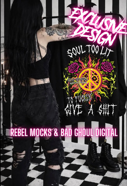 Exclusive| Soul Too Lit |Black Fab Only  PNG DOWNLOAD