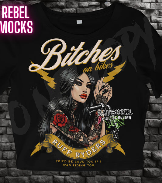 EXCLUSIVE Bitches On Bikes PNG Download