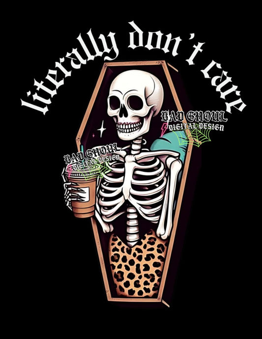 Literally Dont Care PNG Download