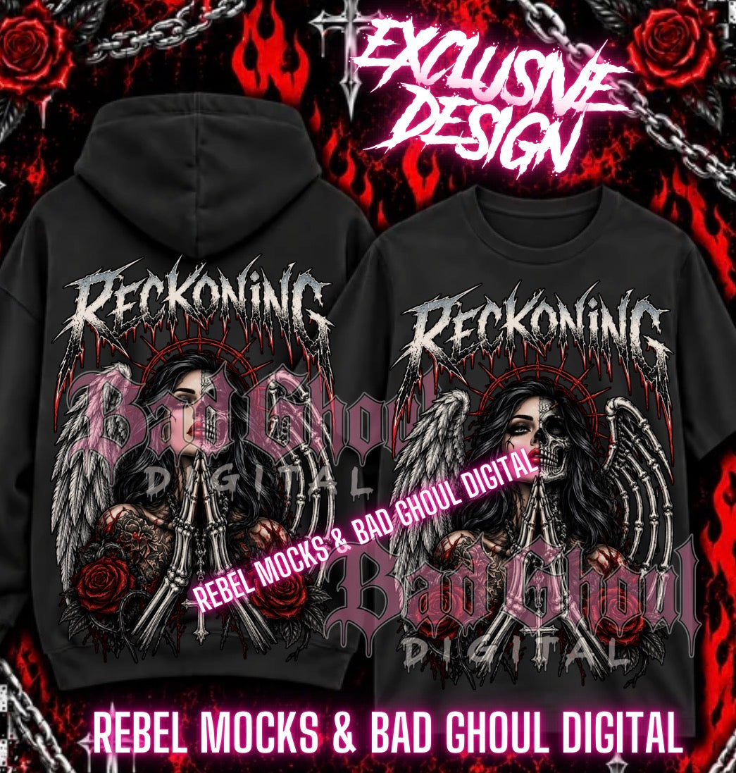 EXCLUSIVE| Reckoning| PNG DOWNLOAD | Black Fabric Only