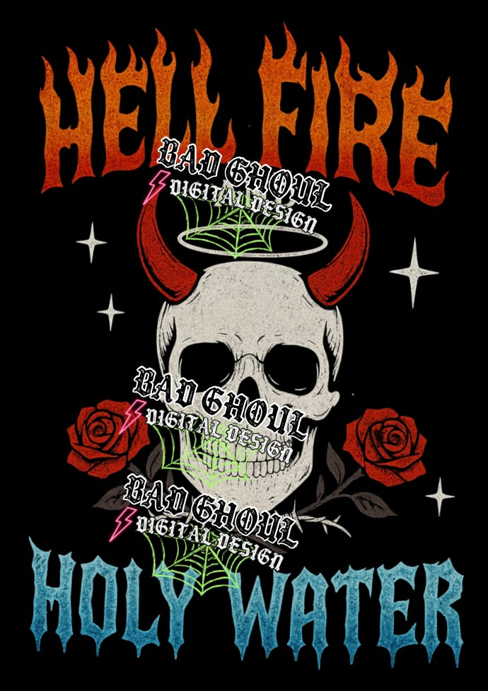 Hellfire & Holy Water  PNG DOWNLOAD Black Fab Only