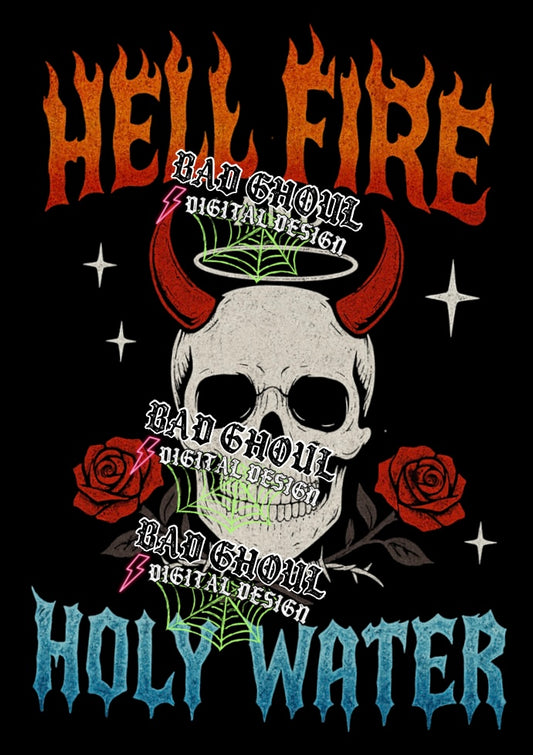 Hellfire & Holy Water  PNG DOWNLOAD Black Fab Only