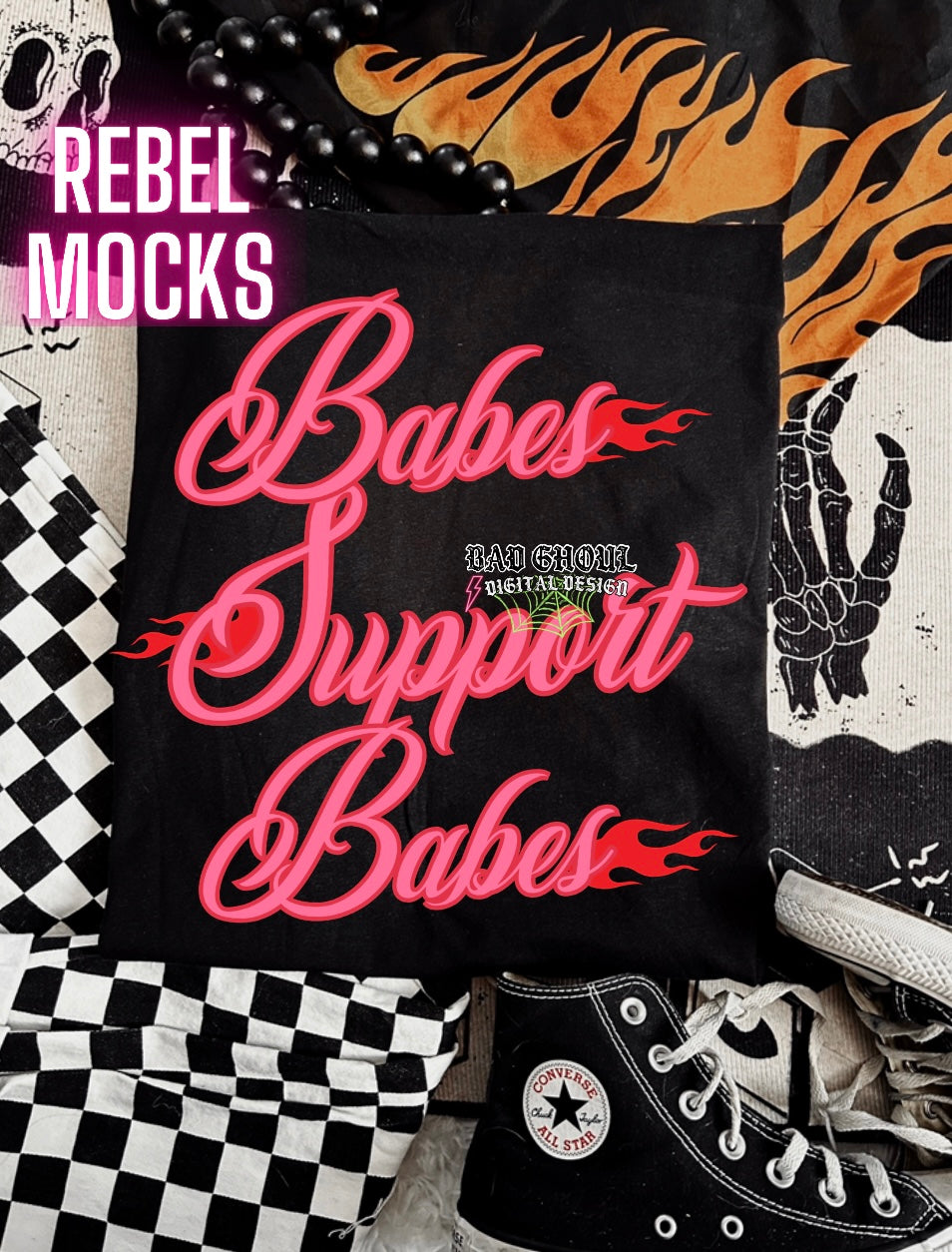 Babes Support Babes PNG Download