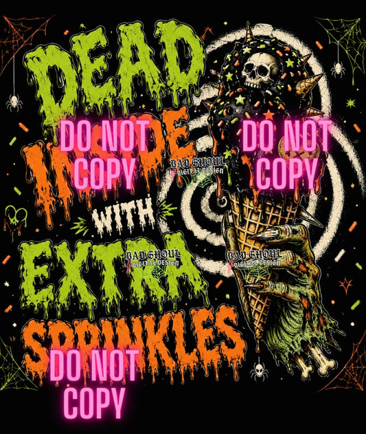 Dead Inside | PNG DOWNLOAD| Black Fabric
