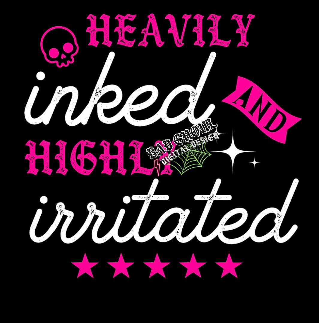 Heavily Inked And Highly Irritated PNG Download