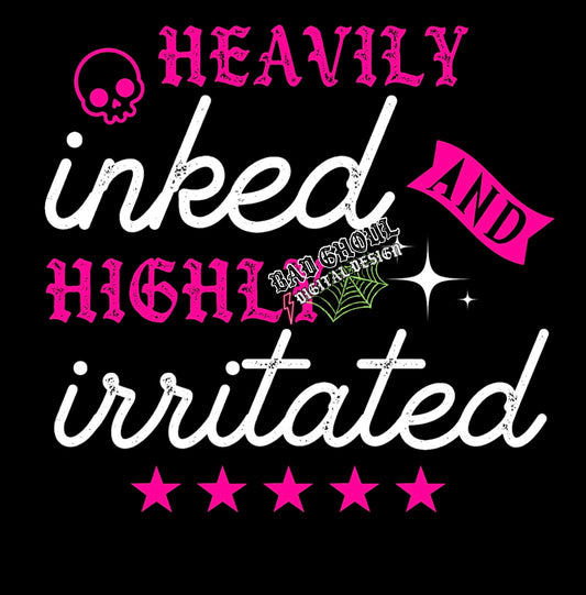 Heavily Inked And Highly Irritated PNG Download