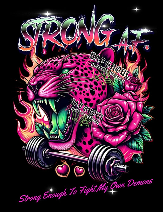 Strong AF PNG Download