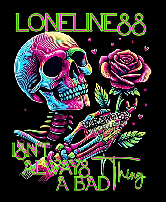 Loneliness PNG Download black fabric only- color knockouts