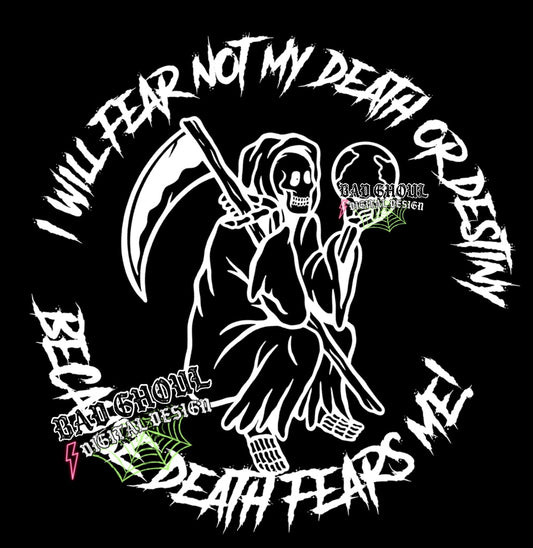 Death Fears ME! PNG download