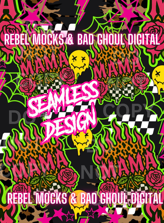 Mama Seamless PNG Download
