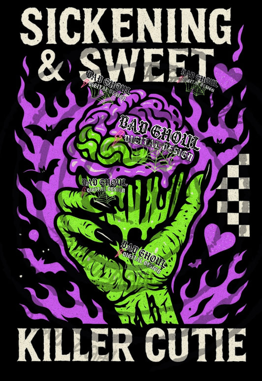 Sickening and sweet Black Fabric PNG DOWNLOAD