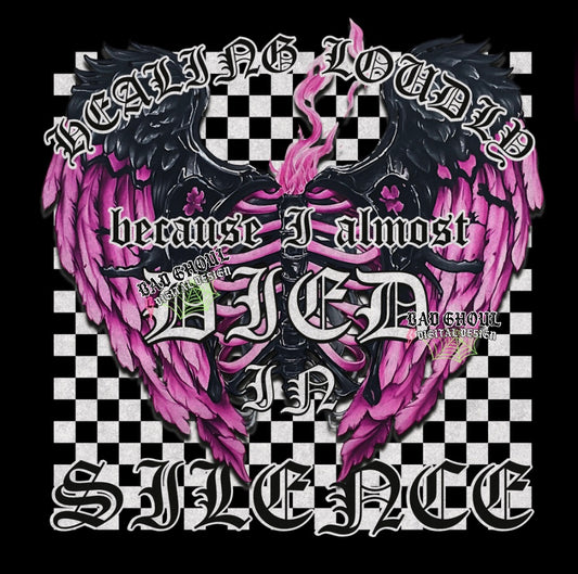 Healing Loudly PNG Download