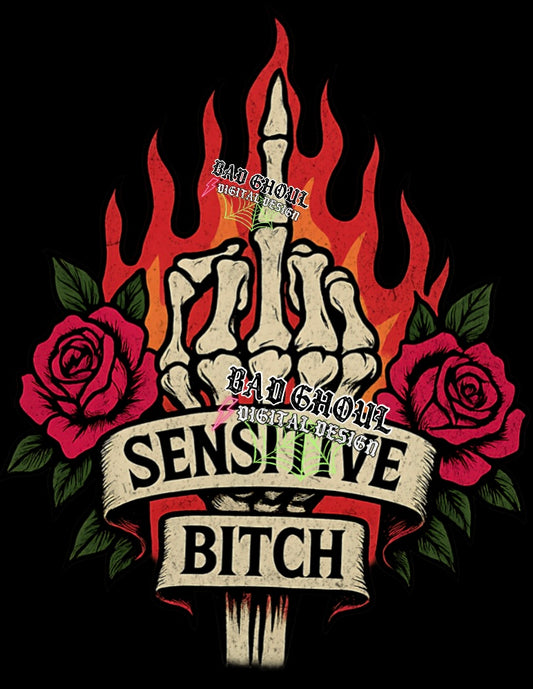 Sensitive Bitch PNG Download