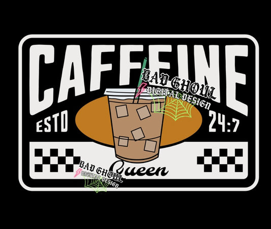 Caffeine Queen PNG Download