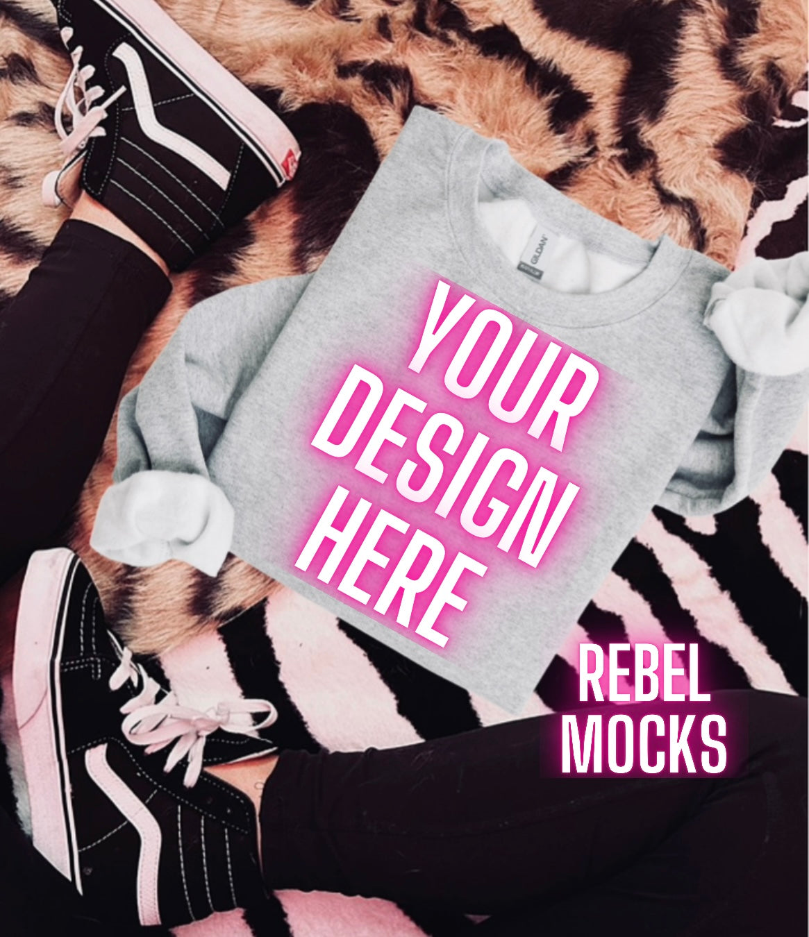 Ash GIldan Edgy Rock Alt Vibes Flay Lay Mock Up