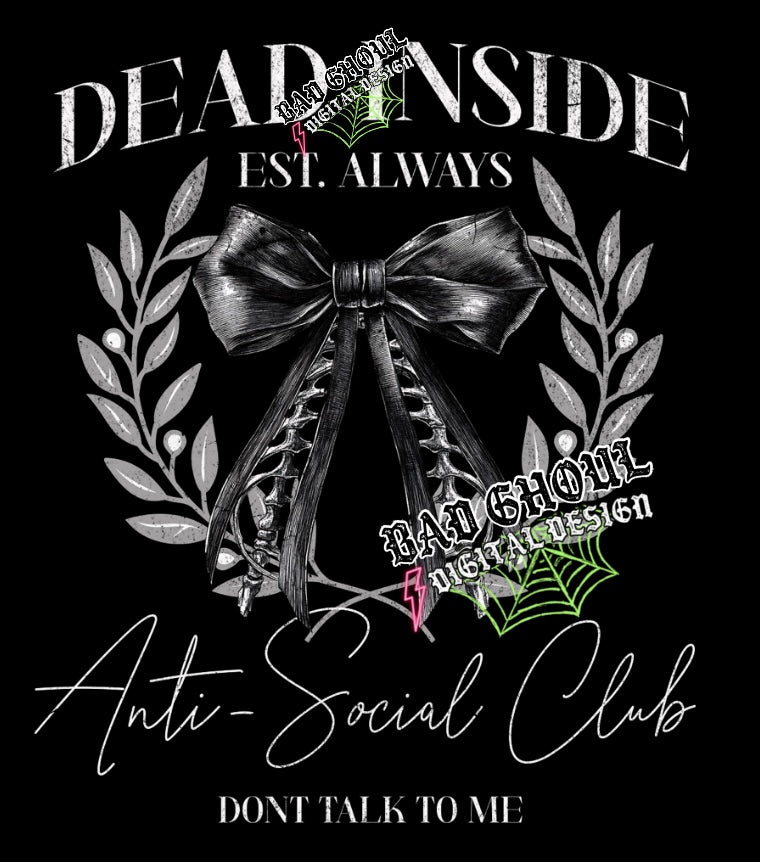 Dead Inside Coquette PNG Download